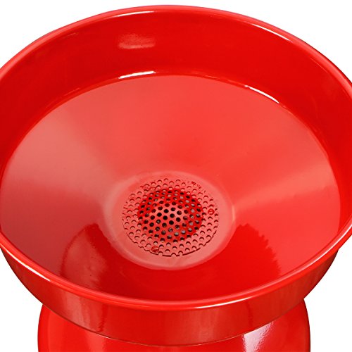 20 Gallon Portable Waste Oil Drain Tank Air Operated Drainage Adjustable Funnel Height with Wheel