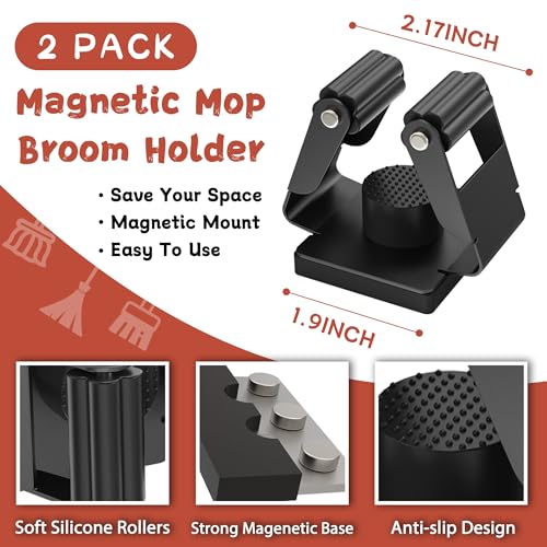 Magnetic Broom Holder (2 Count)