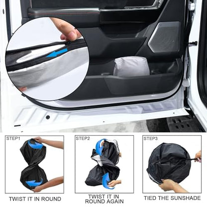 Foldable Front Windshield Sunshade fit for Ford F150 Accessories 2021