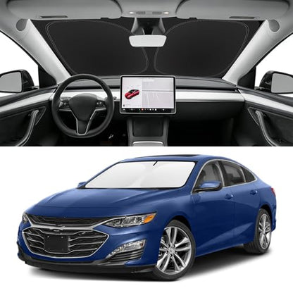 Custom Fit Windshield Sun Shade for Chevy Malibu 2016