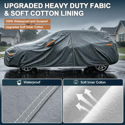 16 Layers Station Wagon Car Cover Waterproof All Weather Heavy Duty