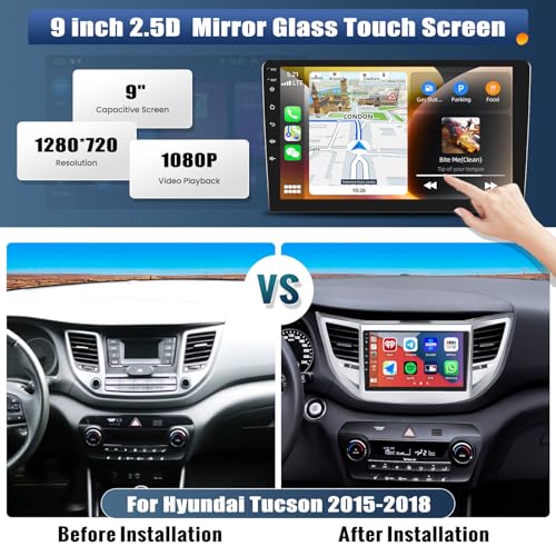 8 Core 4G+64G Car Stereo for Hyundai Tucson 2015