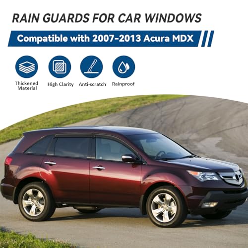 4pcs Window Visors Rain Guards for 2007