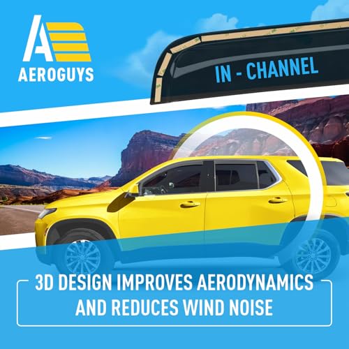 Extra Durable Window Deflectors in (4 Count)