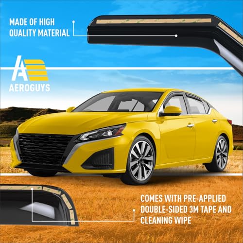 Extra Durable Window Deflectors in (4 Count)