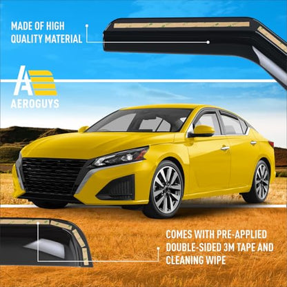 Extra Durable Window Deflectors in (4 Count)