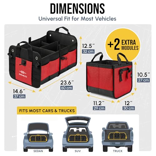 Extra Large Car Trunk Organizer