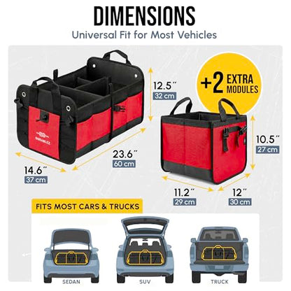Extra Large Car Trunk Organizer