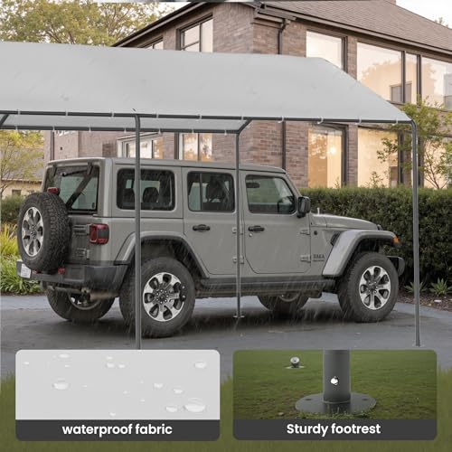 Carport 10‘ x 20’ Garage Car Canopy w