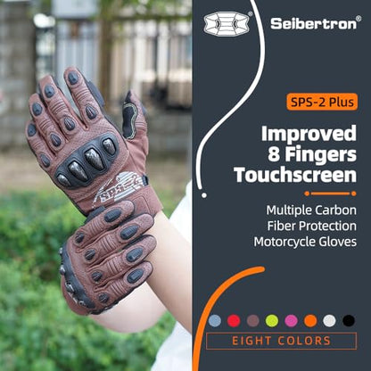 SPS 2 Plus Unisex Touchscreen Road Racing Motorcycle MTB Sports Gloves Also fit BMX MX ATV Mountain Bike Bicycle Cycling Off