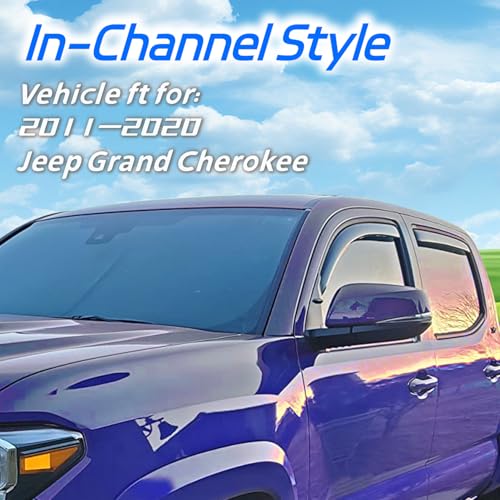 4PCS in Channel Rain Guards for 2011