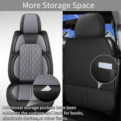 Car Seat Cover Custom Fit for Dodge Ram 1500 2500 3500 2002 (2 Count)