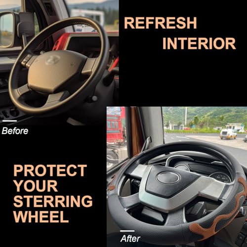 XL Comfy Grip Steering Wheel Cover for Semi Truck 18 Inch