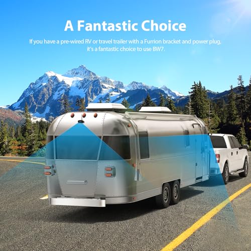 3 Camera Wireless RV Backup Camera System with 7 (4 Count)
