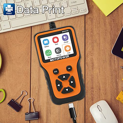 MP0515A 12V Car Battery Tester Automotive 100