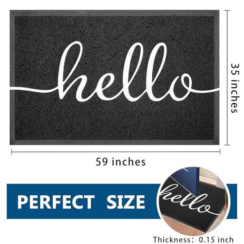 Funny Hello Mats Outside (4.9167 Sq Ft)