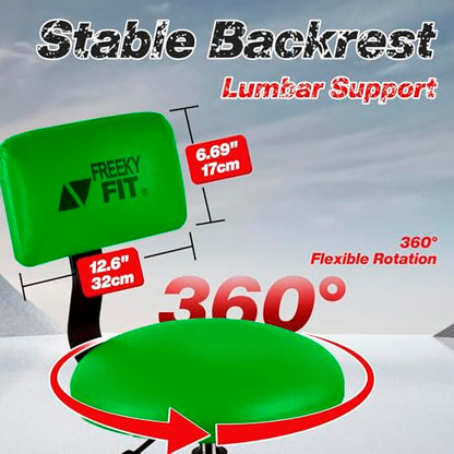 Shop Stool with Backrest
