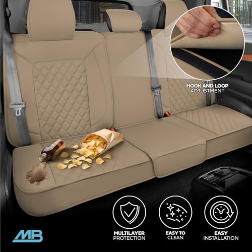 Curated Sandstone Leather Seat Covers for Cars & SUVs