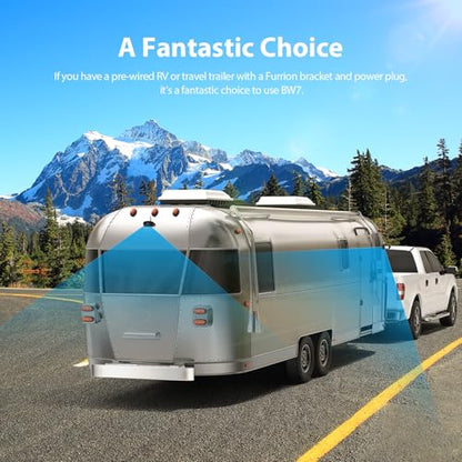 4 Cameras Wireless RV Backup System with 7 (4 Count)