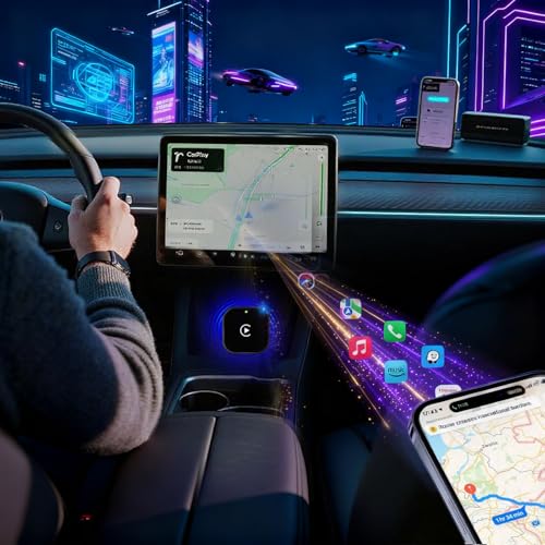 Wireless CarPlay Adapter for Apple iPhone & Android