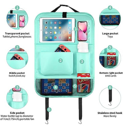 Car Backseat Organizer with Foldable Tablet Holder (4.27 Ounce)