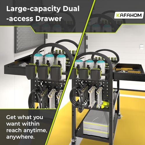 Power Tool Cart with Charging Station