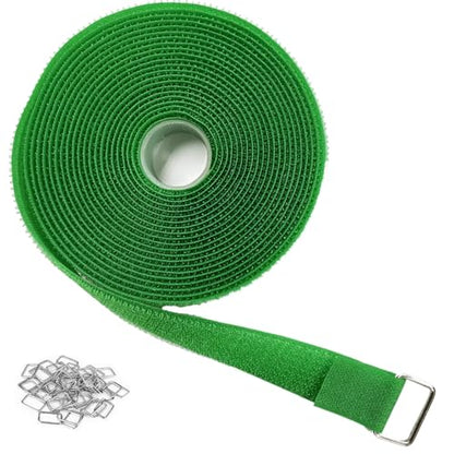 1"x16ft Hook and Loop Straps with 25 Metal Buckles