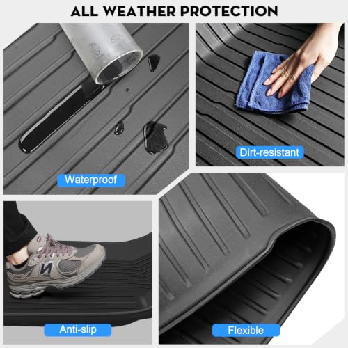 7PCS Floor Mats Trunk Mat &Seat Back Protector for Tesla Model YL 2026