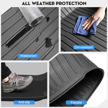 7PCS Floor Mats Trunk Mat &Seat Back Protector for Tesla Model YL 2026