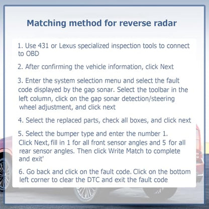 Bumper Park Assist Object Sensor