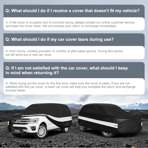 10 Layers SUV Car Cover Custom Fit for Ford Expedition