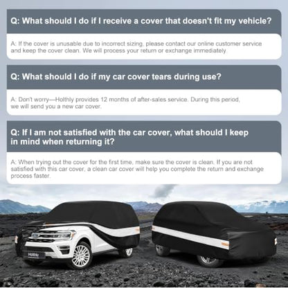 10 Layers SUV Car Cover Custom Fit for Ford Expedition