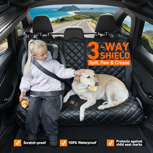 Dog Car Seat Cover for Back Seat