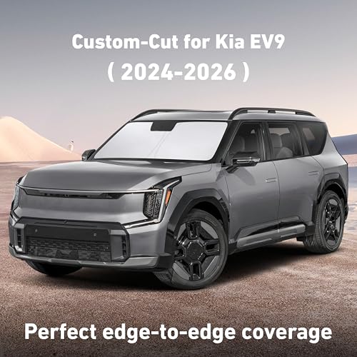 Windshield Sunshade Compatible for Kia EV9 2024 2025 2026
