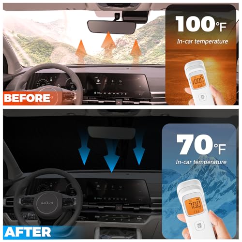 Foldable Front Windshield Sunshade fit for Kia Sportage 2023