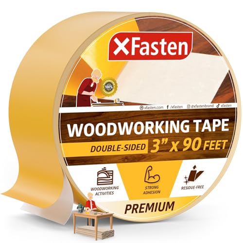 Double Sided Woodworking Tape 3 Inches x 90 Feet