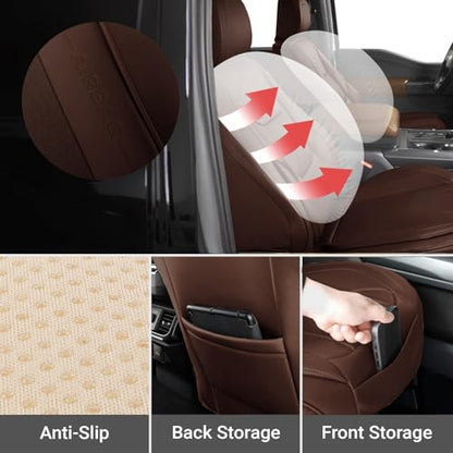 Premium Custom Fit Truck Car Seat Covers Front Seats Waterproof