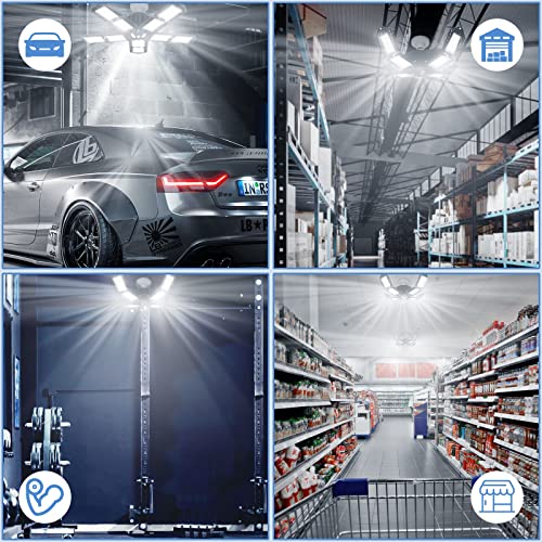 LED Garage Lights 10+1 Panels 2 Pack (2 Count)