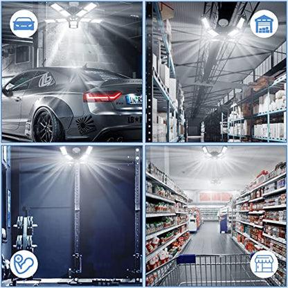 LED Garage Lights 10+1 Panels 2 Pack (2 Count)