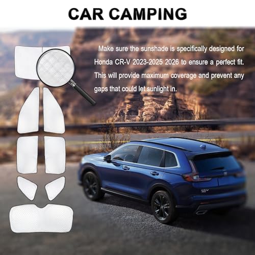 8pcs Thicken Sun Shades for Honda CR (8 Count)