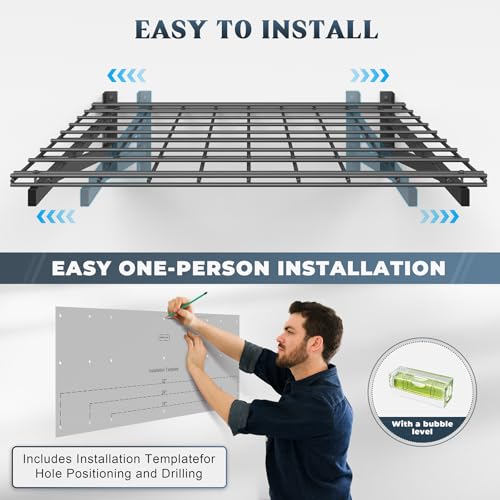 2 Pack Wall Mounted Garage Shelving