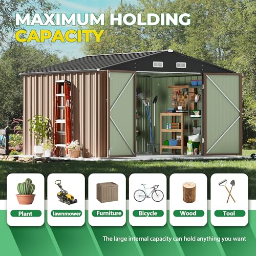 10x8 FT Outdoor Storage Shed