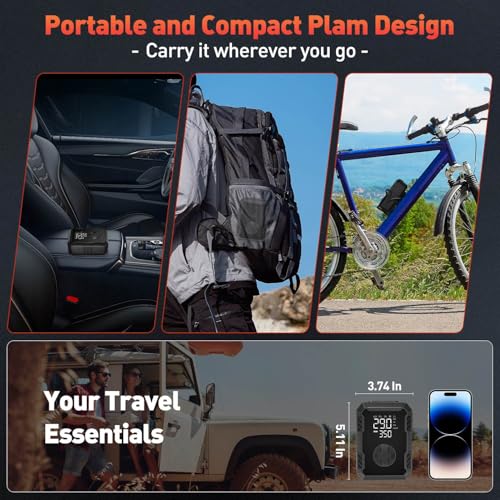 Tire Pump for Bike and Car