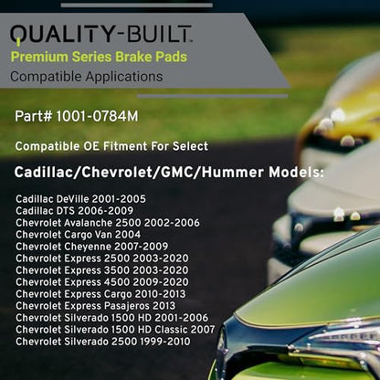 Front Semi Metallic Brake Pads