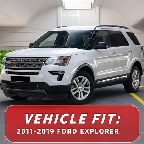 in Channel Window Visors Rain Guards Fit for Ford Explorer 2011 (4 Count)