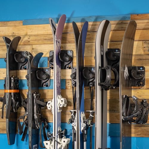 Ultimate Ski & Snowboard Wall Storage Rack (6 Count)