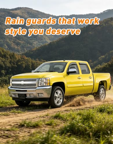 Window Rain Guards for 2007 (4 Count)