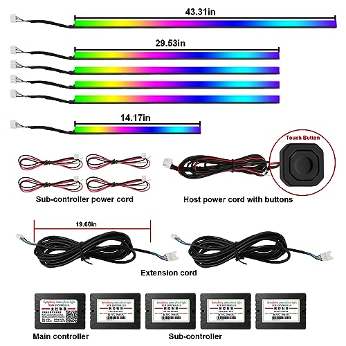 Dreamcolor Acrylic Interior Car Lights