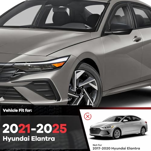 4PCS in Channel Window Rain Guards Fit for Hyundai Elantra 2021