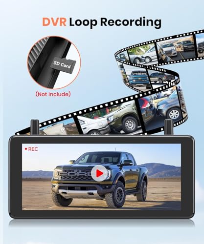 2 Solar Wireless Backup Cameras